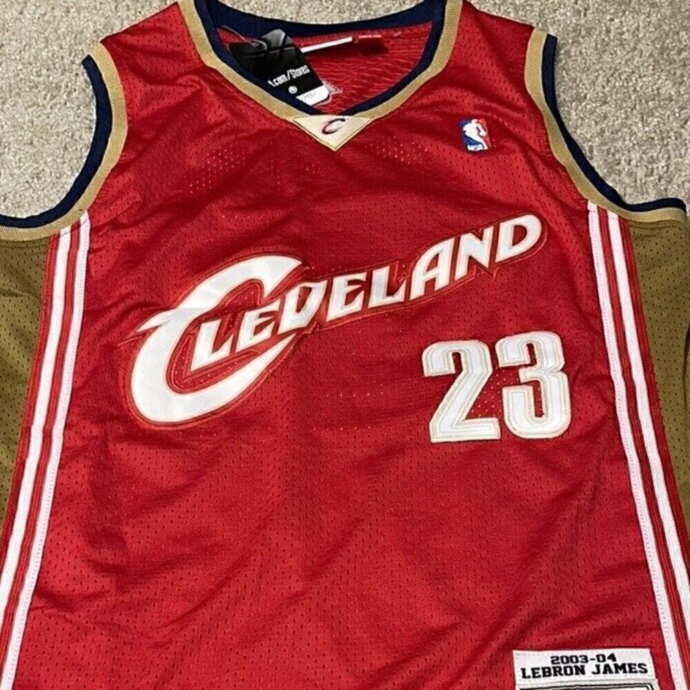 Mitchell & Ness Lebron James Cleveland Cavaliers 2003-04 Jersey Sz XL NWT